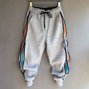 Erkekler Pantolon Kadın Kore Moda Erkekler Sporlu Büyük Boy Teri Joggers Sweatpants Bol Pantolon Kıyafetleri 231107