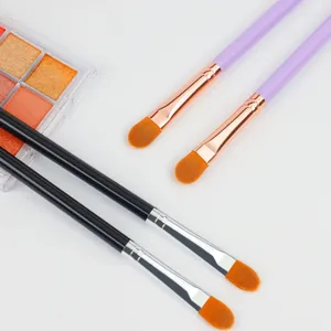 Makeup Brushes 1pc professionell rak platt concealer borste syntetisk fiber kosmetisk blandning skönhet