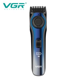 Hair Trimmer VGR Hair Clipper Regulowany ładowalny doładowanie Profesjonalne elektryczne elektryczne męskie męskie V-080 230406