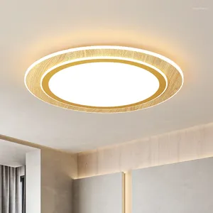 Światła sufitowe Lampa LED Nowoczesna Ultra-cienka japońska okrągła światła sypialnia salon Balkon Lighting Optora