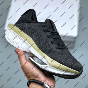 2 Black Metallic Gold Gair Athletics Shoes for Men's Knit Sports Shoe Women's Mesh Sneakers Mens Trainers Womens Athletic Man Running Woman Training DN355-001