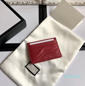 Mona Bag Luxury Designer Toping Card держатель карт подлинный кожа Marmont G кошелька 2 Женские кошельки кредитные монеты мини -кошелек B345d