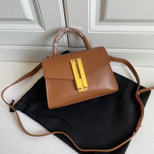 British Minority Tofu shoulder bag demellier the nano montreal womens fashion leather small designer square bags quality highIeqF#