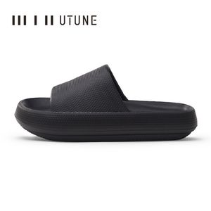 Pantofole UTUNE Large Size Sippers Men Platform Shoes EVA Soft Indoor Slides per antiscivolo Estate Sandalo Bagno Doccia 230407