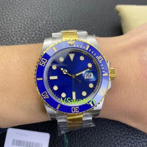 VSF 116610 Titta på Cal.3135 3130 Movement 904L Fine Steel Stand Rems Size 40mm One Way Rotating Ceramic Ring Mouth Sapphire Crystal Glass Luminous Waterproof