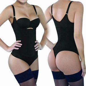 Shapers femininos shapewear mulher corpo inteiro shaper tanga sem costura bodysuit espartilho fivela sob desgaste látex cintura trainer bulifter escultura