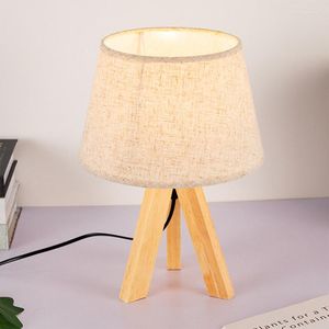 Lâmpadas de mesa Tripé criativo Tripé Lâmpada de madeira BEIGE TABELA TABELA RETANGLGL MOLED TRIANGE DE TRIANGE DE TRIANGE DE TRIANGE DE LUZ DIÁTRIMENTE 25 CM 36 CM