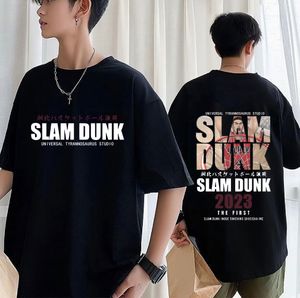 Męskie tshirts anime on po raz pierwszy zatrzaskuje koszulka Dunk Funny manga Akagi Akenori Graphic Shirts Men Men Kobiety sportowe koszulki HARAJUKU 230406