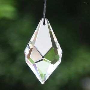 Chandelier Crystal 50MM Chubby Arrowhead Clear Glass Pendant Faceted Prism Sun Catcher Shiny Dangle Lamp Charm DIY Hanging Decor