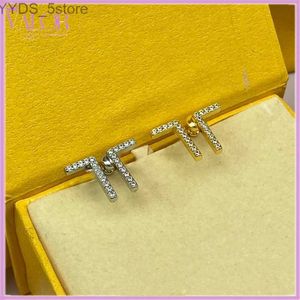 Stud 2023 Valor Neue Einfache Ohr Schmuck Nicht Verblasst Anti Allergische F Brief Studs Luxus Zubehör Großhandel Elegante Ohrringe Für frauen YQ231107