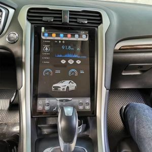 Android Car DVD Radio128G 12.1Inch Tesla Style Pekskärm för Ford Mondeo Fusion MK5 Hybrid Multimedia Video Player GPS Navigator