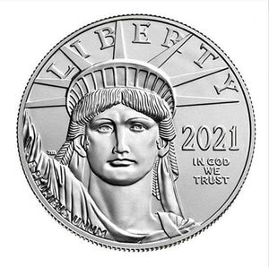 Arts and Crafts 2022 Foreign Trade commemorative coin US Eagle Gold Silver Coin commemorative coin