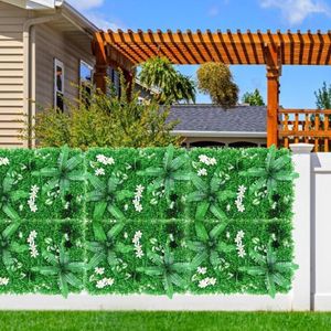 Dekorativa blommor Artificial Green Plant Simulation Grass Home Decor 40x60cm vägggräsmatta för ELS -kaféer Bakgrundsjungel