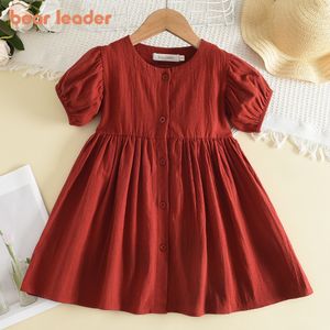 Girl's Dresses Bear Leader Girls 'Casual Dress Fashion Princess Dress Girls' Sweet Clothing Sweet Clothing Baby Girl Tank Top 3 7y 230407