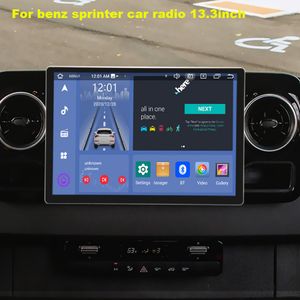 13.3inch 2din Stereo Car dvd Radio for Mercedes Benz Sprinter 2013-2018 Android Radio GPS Navigation Car Multimedia Player Carplay