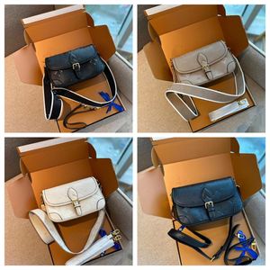 Designer-Tasche Damen Umhängetaschen Geprägte breite Schultergurte unter der Achselhandtasche Luxurys Damenhandtaschen