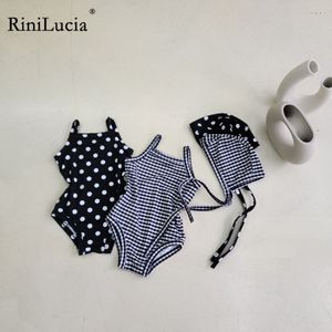 S rinilucia sevimli yaz doğumlu çocuklar çocuklar bebek kız mayo bikini toddler bebek plaj kıyafeti takım elbise 230407