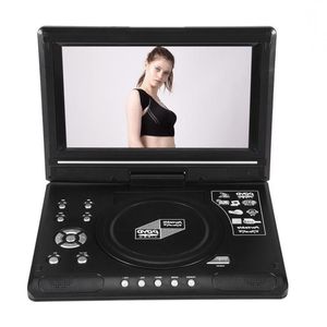 Freeshipping 270 Degree Rotatable 9 inch Portable DVD Player Video LCD Widescreen Support FM Radio Game SD USB CD VCD DOLBY and DTS Dec Lrig