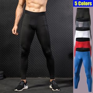 Pantaloni da uomo Collant da corsa da uomo Compressione da uomo Leggings sportivi Quick Dry Fitness Pantaloni da jogging da palestra elastici da uomo