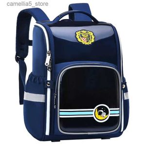 Backpacks Children School Bags For Girls Boys Orthopedic Backpack Kids Schoolbag Pu Leather Primary School Backpack Kids Book Bag Mochila Q231108