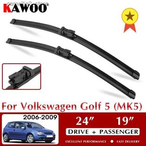 Windshield Wipers Kawoo Wiper Front Car Wiper Blade för VW Golf 5 V MK5 2006-2009 Vindrutan Vindrutan Window Wash 24 