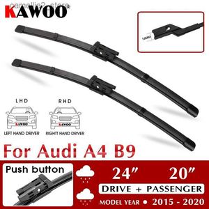 Windshield Wipers Kawoo Wiper Car Wiper Blades för Audi A4 (B9) 2015 - 2020 Vindrutan Windcreen Window Wash 24 