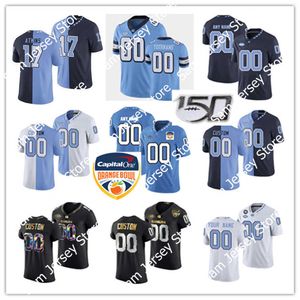 Custom Carolina do Norte Tar Heels Jersey de futebol 20 Tony Grimes #7 Sam Howell #10 Mitchell Trubisky 1 Kyler McMichael 6 Jacolby Criswell 21 Chazz Surratt 7 Eugene Asante