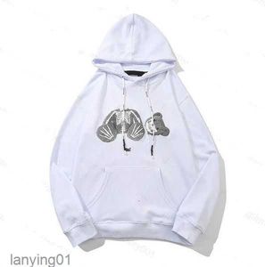 Erkek Hoodies Sweatshirts Erkek Tasarımcı Kazak Sprey Baskılı Kapşonlu Palmes Angel Hoodie Gevşek Aşıklar Pa Jumper Kadınlar Kapüşonlu Büyük Boyutlu FG 5Mem5