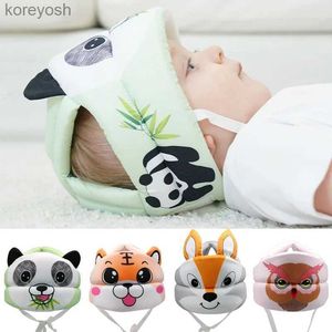 Pillows New Baby Safety Helmet Head Protection Hat Toddler Anti-fall Pad Children Learn To Walk Crash Cap Adjustable Protective HeadgearL231103