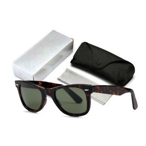 Wayfarer quadratische Sonnenbrille für Herren und Damen, Acetatrahmen mit Ray-Sonnenbrille für Herren