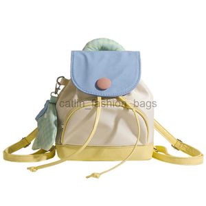 Stile zaino Altre borse Zaino carino per ragazzi e ragazze Zaino per esterni color block Nuovo zaino in nylon impermeabile Zainocatlin_fashion_bags