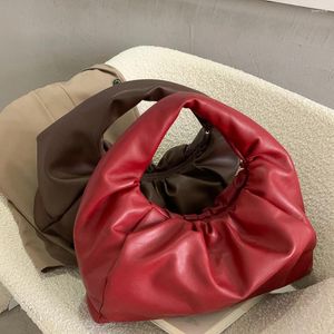 Evening Bags Fashion Shoulder Bag Vintage Handbags Weave Leather Women Soft For Ladies Messenger Crossbody European American Style Retro