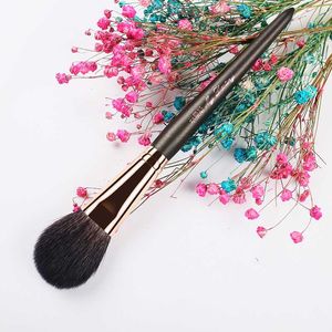 Pincéis de maquiagem Brush de cabelos de cabra para blush para maquiagem de maquia