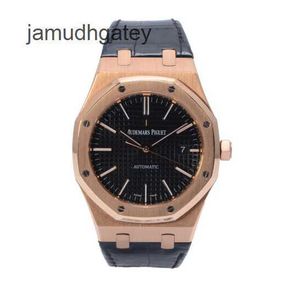 Ap Swiss Relógios de pulso de luxo 15400ou Royal AP Oak Series 18k Rose Gold Relógio mecânico automático masculino com 41 mm de diâmetro Swiss Famous Watch Set OPY1