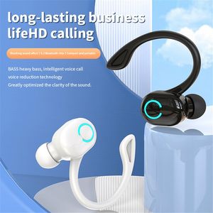 Bluetooth 5.2 fone de ouvido sem fio tipo gancho baixo atraso redução ruído único ouvido esportes negócios fone de ouvido sem fio