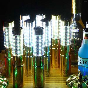 Party Decoration Rechargeble LED Strobe Champagne Wine Bottle Flashing Stick Light For KTV Bar Birthday Weddings DIY DECORATIONS