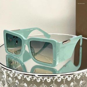 Sonnenbrille 2023 Quadratische Frau Schwarz Übergroße Sonnenbrille Weibliche Retro Vintage Großen Rahmen Gradienten Spiegel Lunette De Soleil Femme