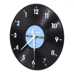 Wall Clocks Clock Backwards Hanging Reverse Mute Decor Funny Adorn Decoration Household Stylish Kitchen Operated Run Unique