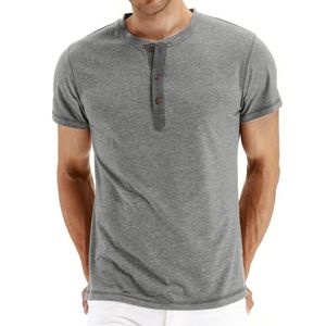 Мужские футболки Футболка с коротким рукавом Хлопковая повседневная рубашка