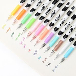 Gel Pens 12 Pcs Cute Diamond Pen Cow Colors 0.5mm Stationery Papelaria Material School Supplies