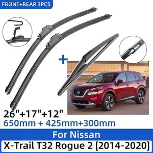 Limpadores de pára-brisa para Nissan X-Trail T32 Rogue 2 2014-2020 26 