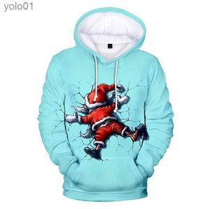 Women's Sweaters Santa Claus Unisex Men Women Novelty Ugly Christmas Sweater Christmas Snowman 3D Printing Hooded Sweater Warm SweaterL231107