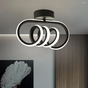 Deckenleuchten Moderne minimalistische LED-Lampen Nordic Home Innenbeleuchtung Korridor Schlafzimmer Wohnzimmer Küche Lampara