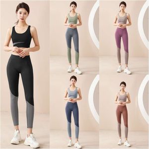 2024 lu lu verão yoga esporte conjunto wear terno feminino de fitness 2 peça esporte limões sutiã mulher leggings push up roupas esporte Lemonswear