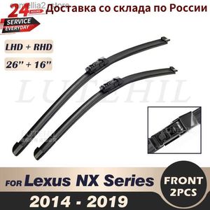 Windshield Wipers Wiper Front Wiper Blades For Lexus NX 200 NX200 NX200t NX300h 2015 2016 2017 2018 2019 Windshield Windscreen Front Window 26"16" Q231107