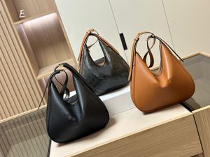 Crescent torebki kobiety torby pod pachami luksusowe torby crossbody designer torebka ramię moda hobo torebka zakupowa torebka brązowa