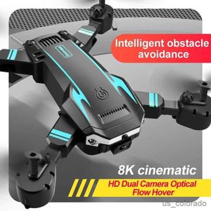 Drones Mini Drone 4k Folding UAV Intelligent Obstacle Avoidance HD Dual Camera Remote Control Aircraft Aerial Camera Drone