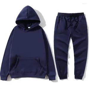 Men's Tracksuits Hooded Tracksuit And Jogging Pants Casual Sports Sweatshirt PVD High Quality Special Offer Fall Wi