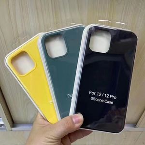 Custodie per cellulari per iPhone 15 14 13 11 12 Pro X XR XS Max 7 6 6S 8 Plus Cover morbida in silicone TPU antiurto con scatola al dettaglio