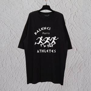 23SS Новый дизайнерский роскошный модный джемпер High Street Hip Hop Polar в хлопковом стиле с короткими рукавами, дышащий для мужчин и женщин